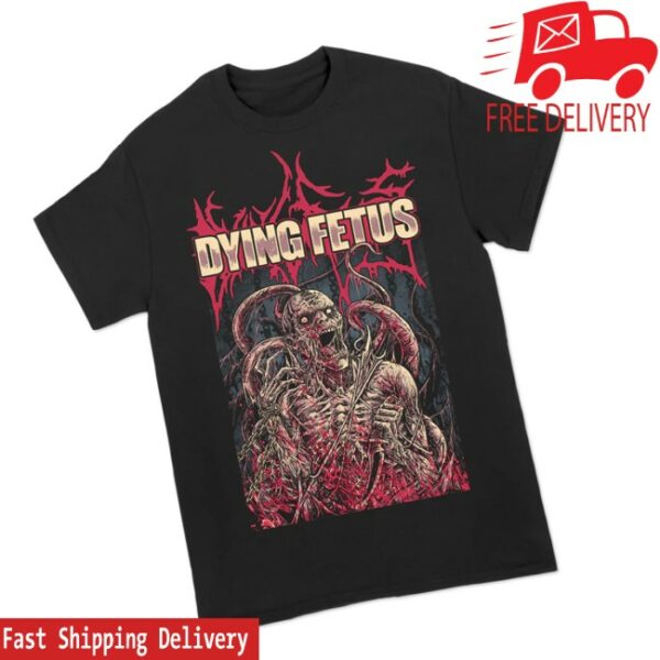 Dying Fetus Band Store Merch Dying Fetus Chained Tentacles Tee