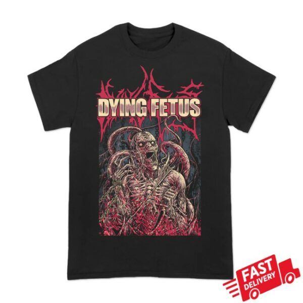 Dying Fetus Band Store Merch Dying Fetus Chained Tentacles Tee
