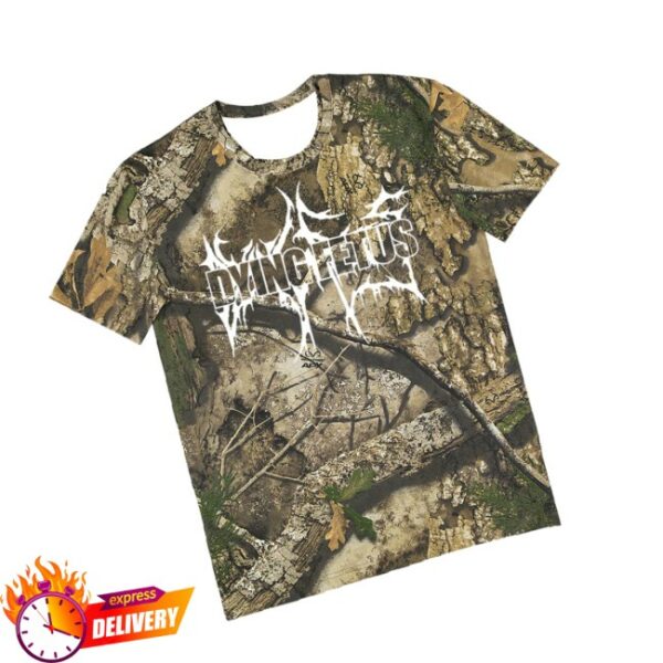 Dying Fetus Band Store Merch Dying Fetus Dual Logo Camo Tee