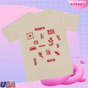 Inhaler Store Merch Tatreez Flowers Palestine Charity T-Shirt