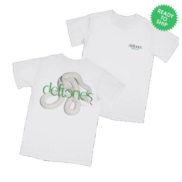 Deftones Shop Merch Interlaced Snake Logo T-Shirt