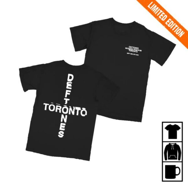 Deftones Shop Merch Toronto Exclusive Cross T-Shirt