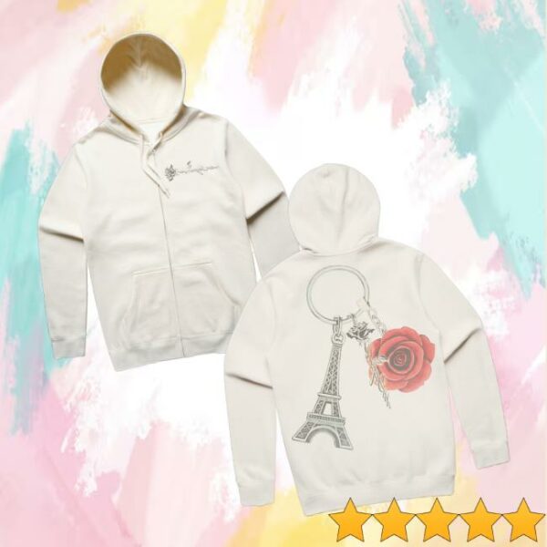 Doja Cat Merch Store Official Paris Zip Up Hoodie