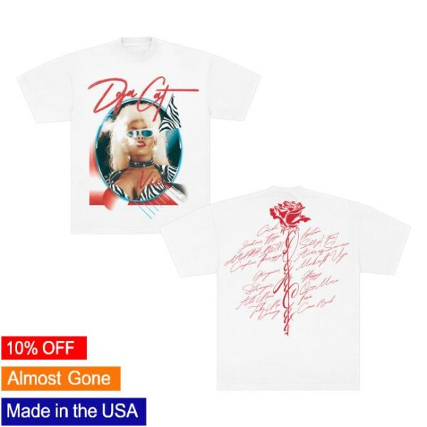 Doja Cat Store Merch Official Tracklist T-Shirt