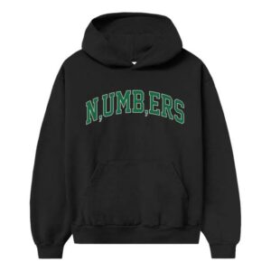 Midnight Organic Merch Store Numbers 14Oz Boxy Hoodie