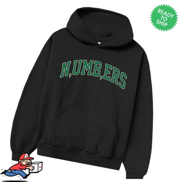 Midnight Organic Merch Store Numbers 14Oz Boxy Hoodie