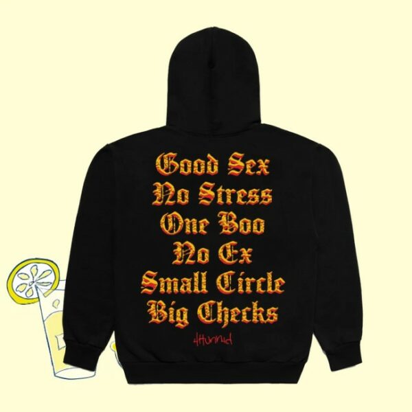 4Hunnid Store Merch Good Sex Black Hoodie