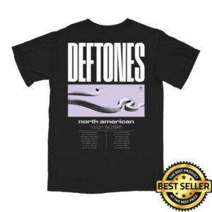 Deftones Store Merch North America Leg 2 Tour T-Shirt