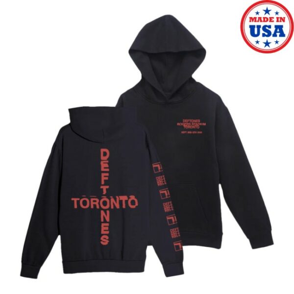 Deftones Store Merch Toronto Exclusive Cross Hoodie