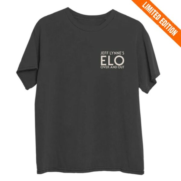 Jeff Lynne’s Elo Store Merch Spaceship Sky Us 2024 Tour T-Shirt
