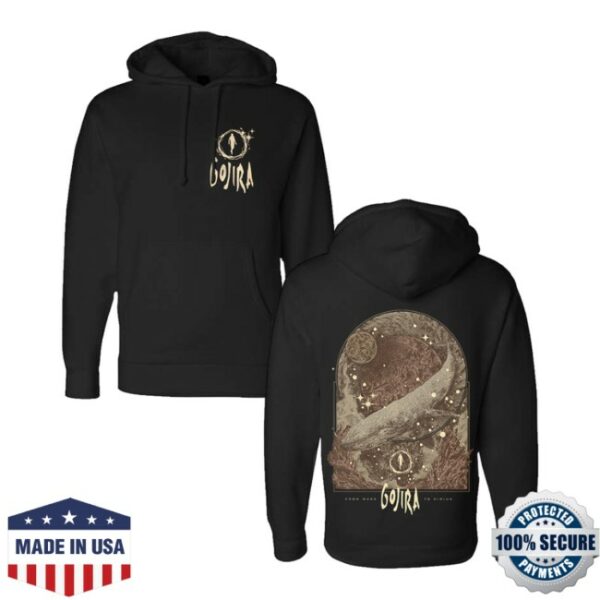 Roadrunner Records Store Merch Gojira Fmts Golden Hoodie