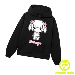 Revenge Merch Store Raven Hoodie Black
