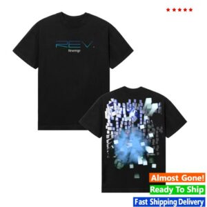 Revenge Merch Store Memory Card Tee Black Blue