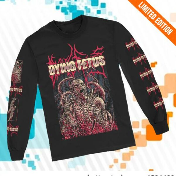 Dying Wish Merch Store Dying Fetus Chained Tentacles Longsleeve