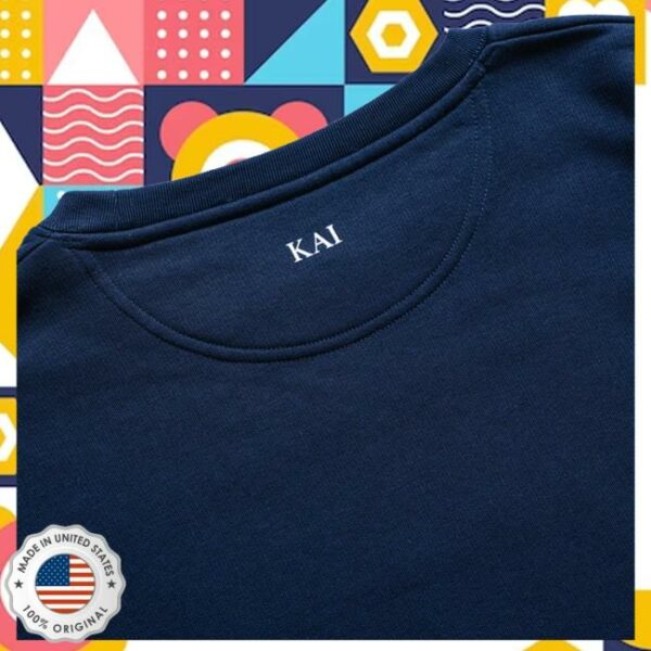 Kai Trump Merch Store Kt Signature Unisex Pullover Sweatshirt Navy