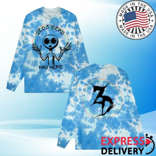 Zeds Dead Merch Store Zeds Dead Was Here Tie Dye Longsleeve