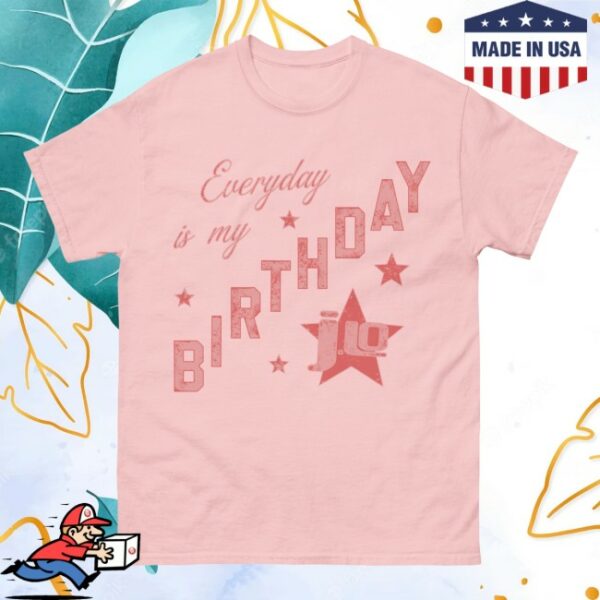 Jennifer Lopez Store Merch Birthday Star Pink Tee
