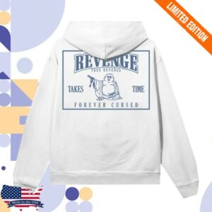 Revenge Store Merch Tru Revenge Zip White Blue Hoodie