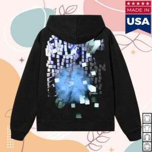 Revenge Store Merch Memory Card Hoodie Black Blue Hoodie