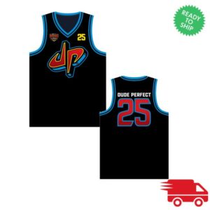 Dude Perfect Store Merch Hero Tour Youth Basketball Jersey