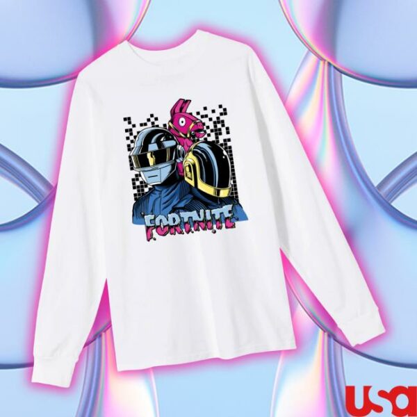 Daft Punk Merch Store Fortnite X Daft Punk Long Sleeve Tee