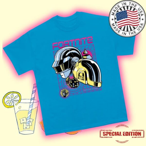 Daft Punk Merch Store Fortnite X Daft Punk Tee