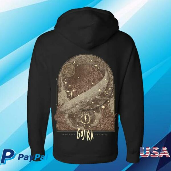 Gojira Merch Store Fmts Golden Hoodie
