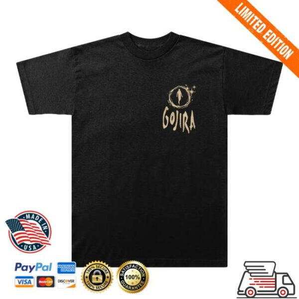 Gojira Merch Store Fmts Golden Tee