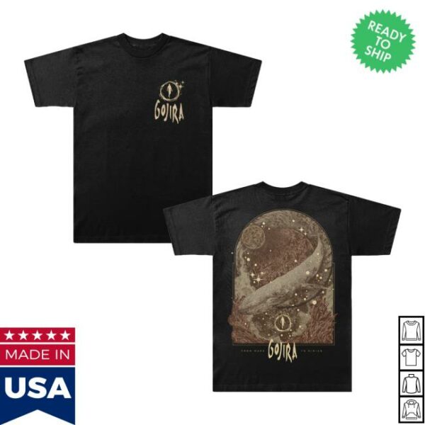 Gojira Merch Store Fmts Golden Tee