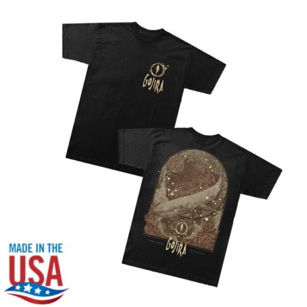 Gojira Musi Merch Store Fmts Golden Tee