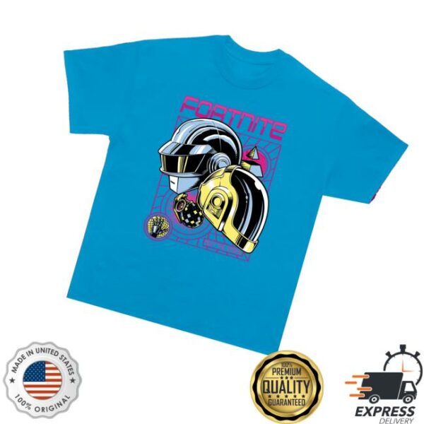 Daft Punk Shop Merch Fortnite X Daft Punk Tee