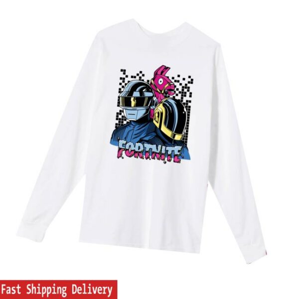 Daft Punk Shop Merch Fortnite X Daft Punk Long Sleeve Tee