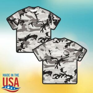 Crtz Merch Store Island Puff Print Tee Arctic Camo