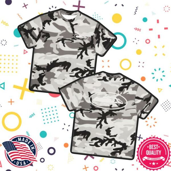 Crtz Merch Store Island Puff Print Tee Arctic Camo