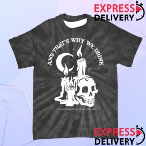 Atwwd Merch Shop Candle Skull Tee Black Spider Dye