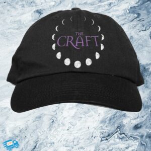 Graveyard Goods Merch Store Two Covens Phases Embroidered Dad Hat
