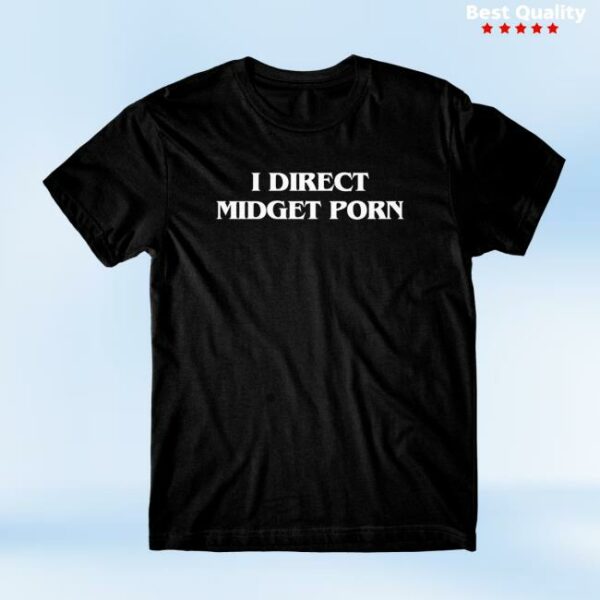 Danny Duncan Merch Store I Direct Midget Porn Black Tee