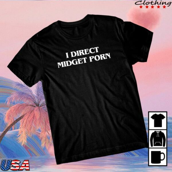 Danny Duncan Merch Store I Direct Midget Porn Black Tee
