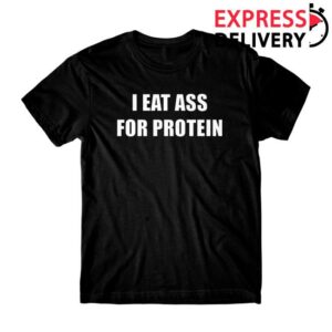 Danny Duncan Merch Store I Eat Ass For Protein Black Tee