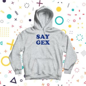 Danny Duncan Merch Store Say Gex Grey Hoodie