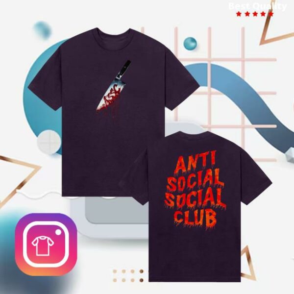 Antisocialsocialclub Shop Merch Assc Knife Tee