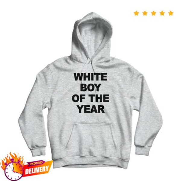 Danny Duncan Merch Store White Boy Of The Year Grey Hoodie