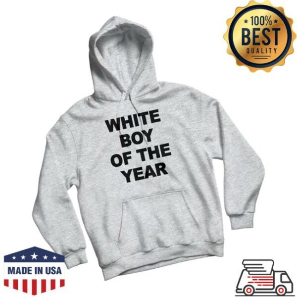 Danny Duncan Merch Store White Boy Of The Year Grey Hoodie