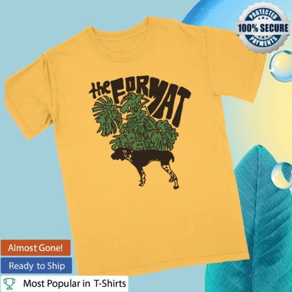 Hello Merch Store The Format Arrow Mustard T-Shirt