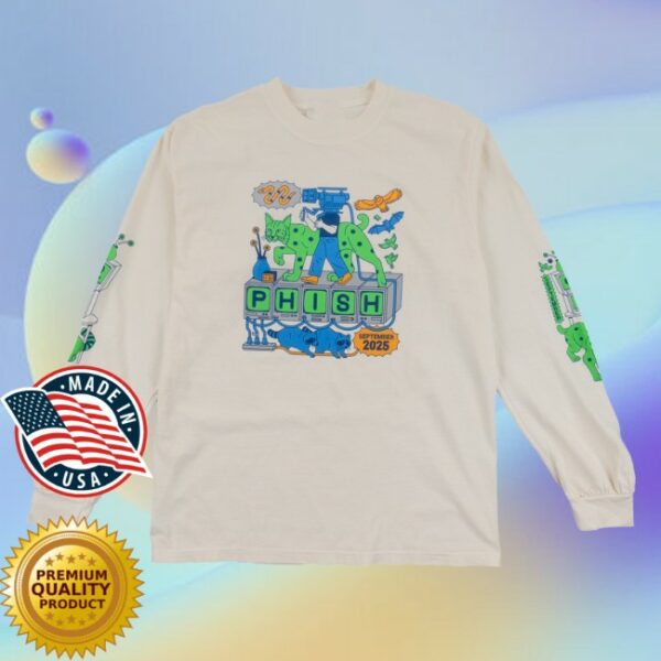 Dry Goods Store Merch Bobcat Broadcast September Tour Long Sleeve Tee