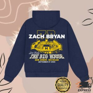 Zach Bryan Shop Store Merch Zb Go Blue Navy Hoodie