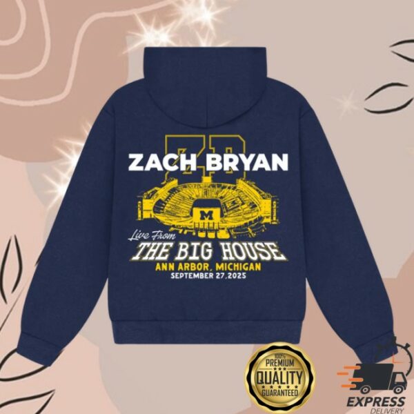 Zach Bryan Shop Store Merch Zb Go Blue Navy Hoodie
