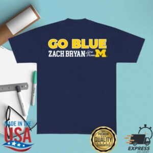 Zach Bryan Shop Store Merch Zb Go Blue Navy Tee