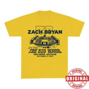 Zach Bryan Shop Store Merch Zb Go Blue Yellow Tee