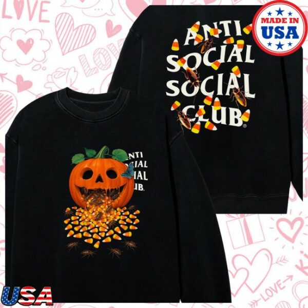 Anti Social Social Club Store Merch Assc Candy Crewneck